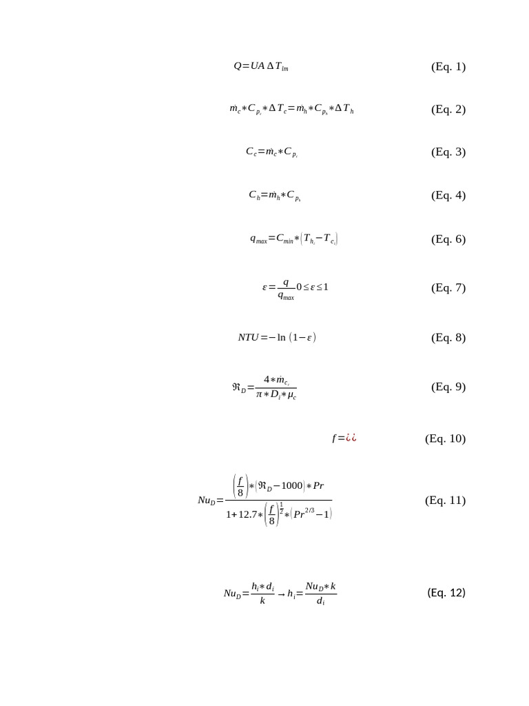 Equations Nomenclature References Editted Pdf