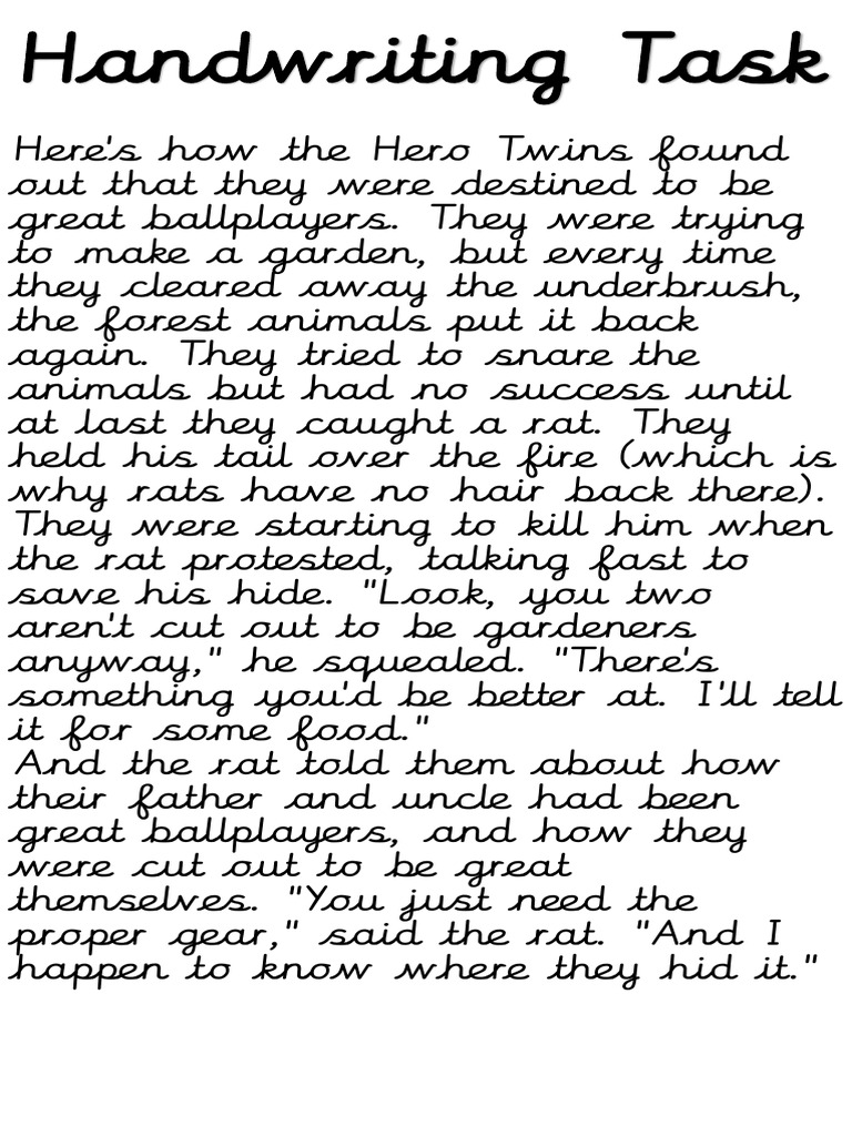 Handwriting 3 | PDF