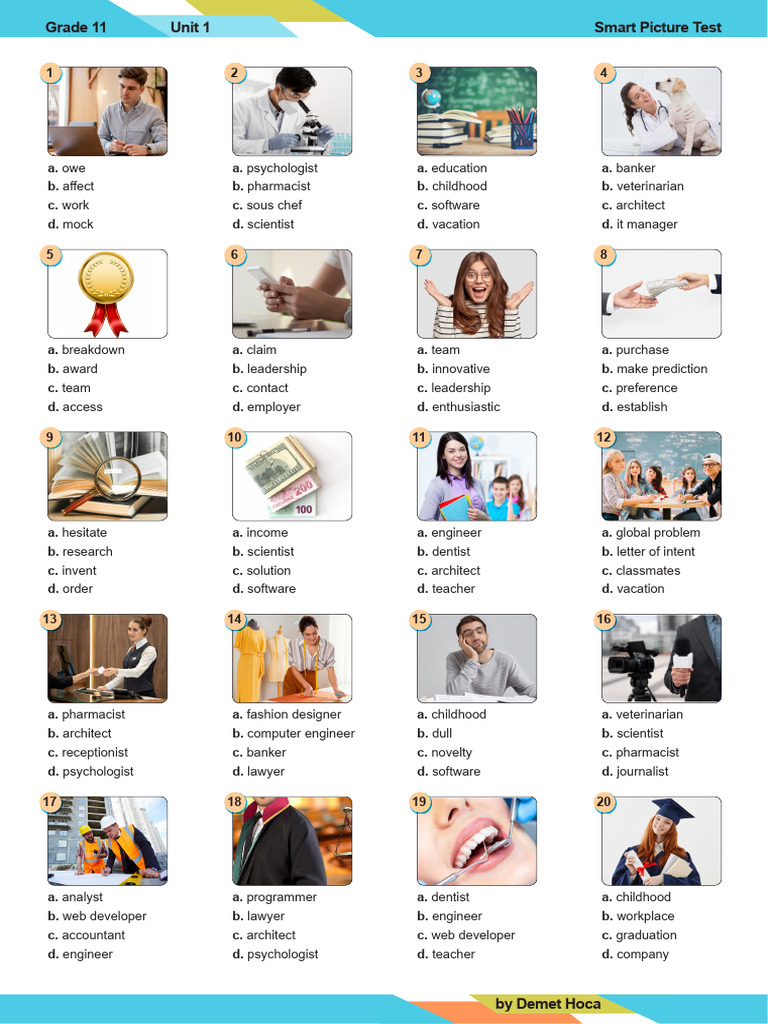 11.1 Smart Picture Test | PDF