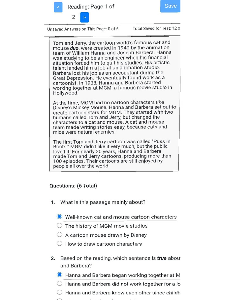 Tom Jerry Flex Reading | PDF