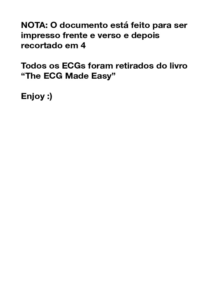 Flashcards ECG | PDF