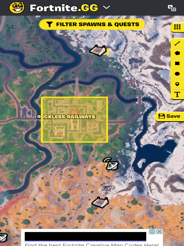 Fortnite Interactive Map - Fortnite - GG 3 | PDF