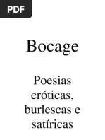 Bocage - Poesias eróticas, burlescas e satíricas