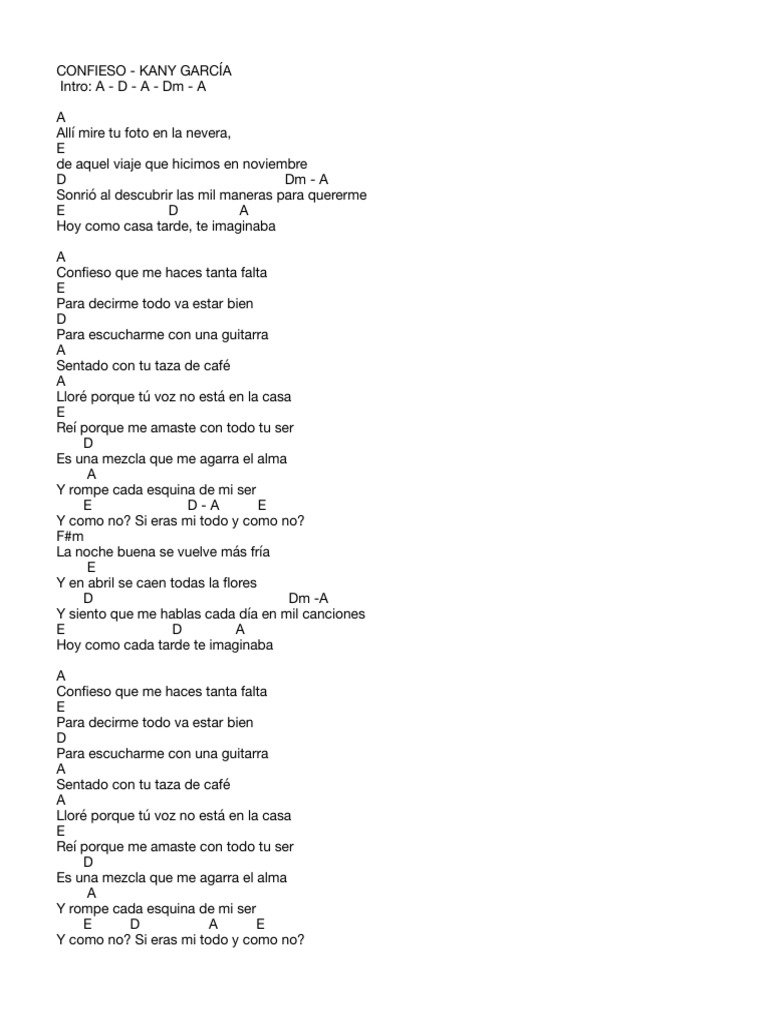 Confieso | PDF