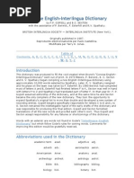 Concise English-Interlingua Dictionary