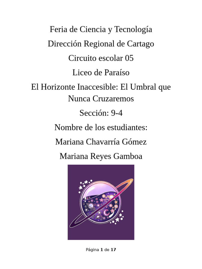 Feria de Ciencia y Tecnología | PDF