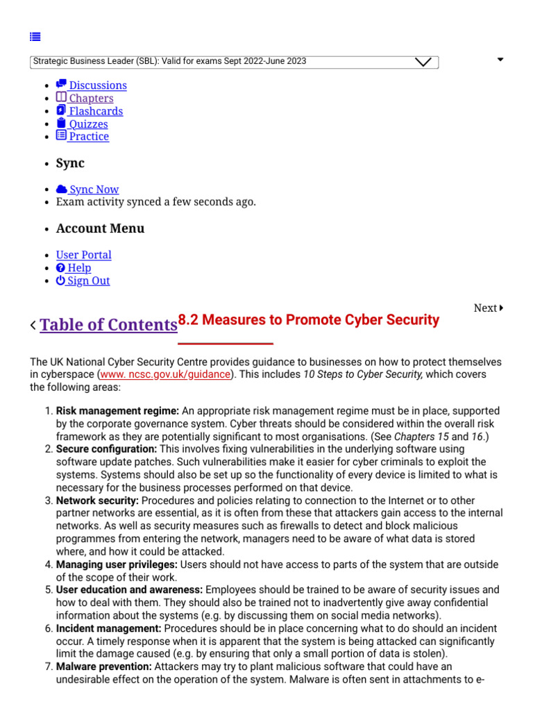 Cyber Security Measures for Businesses | PDF | Computers | Technology ...