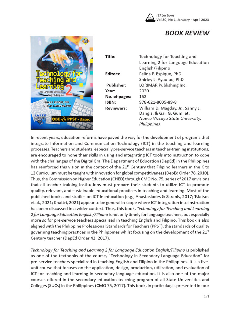Technology For Teaching and Learning 2 F | PDF