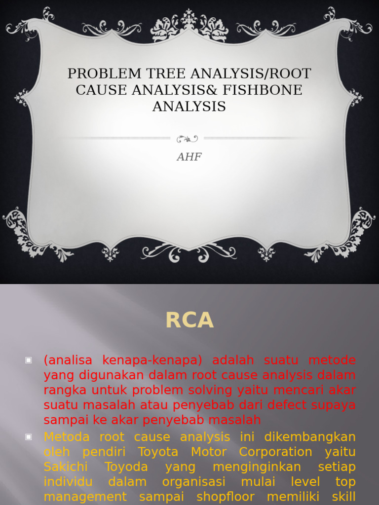 Problem Tree Analysis | PDF