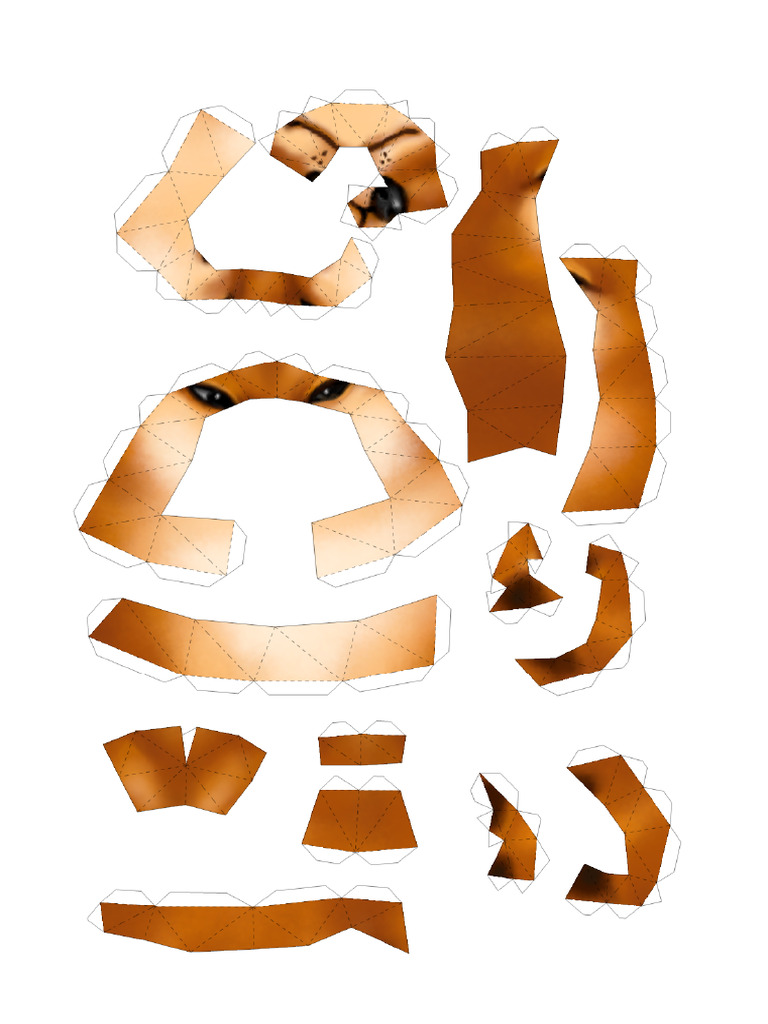Cheems Papercraft | PDF | Science & Mathematics