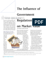 The Influence of Government Regulations on Market Value