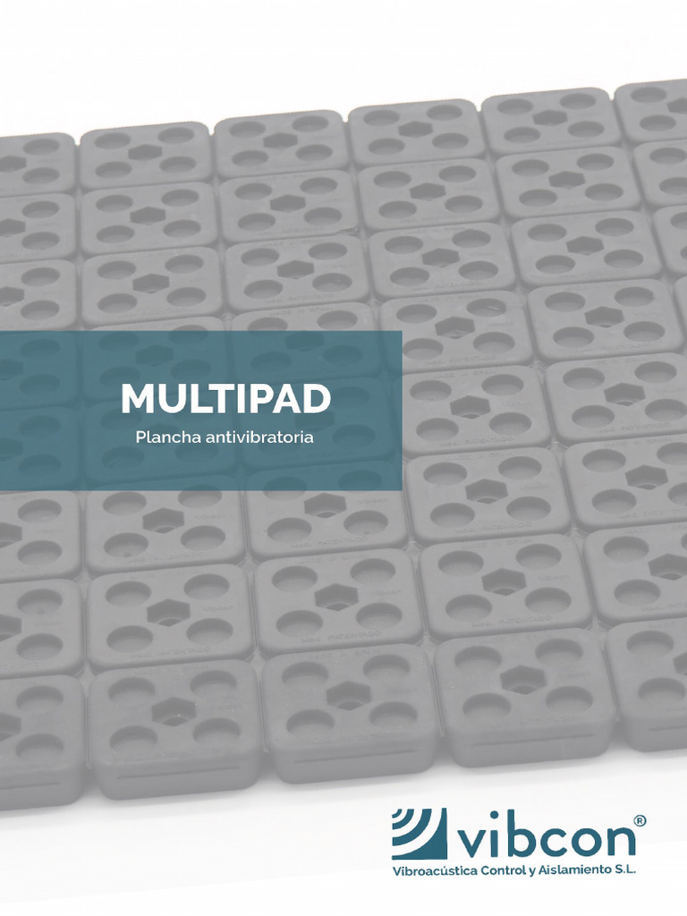 Multipad Plancha Antivibratoria Elastomertica | PDF