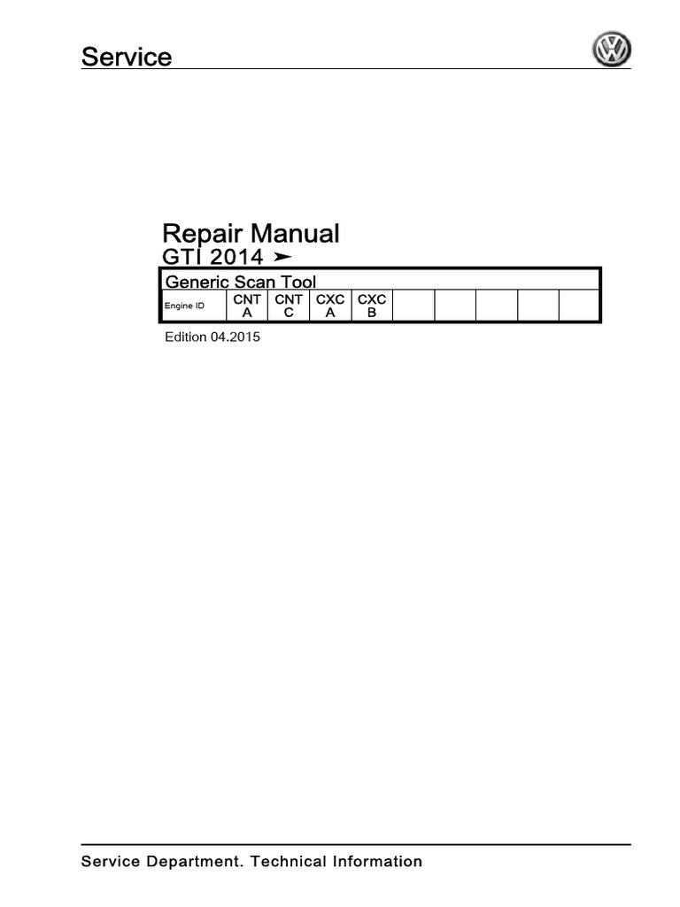 Generic Scan Tool | PDF