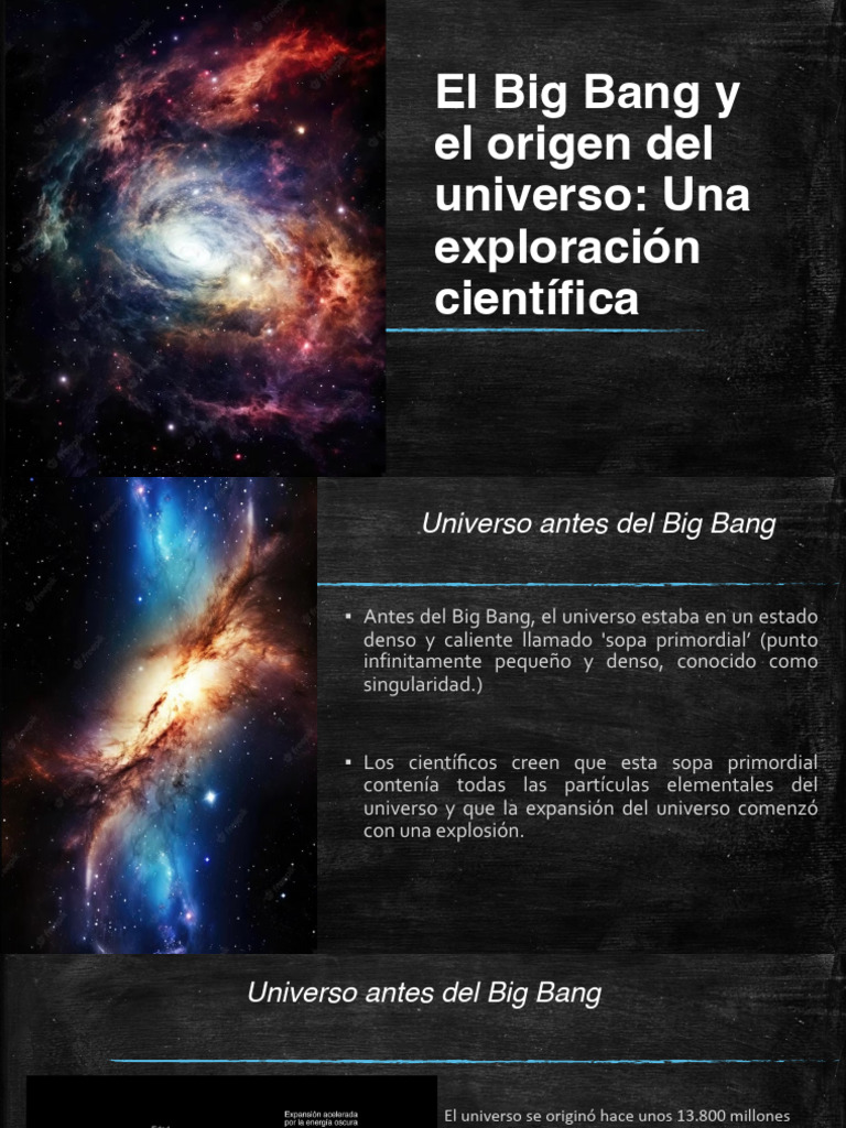 El Big Bang Origen Del Universo | PDF
