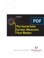 The Social Echo Survey - Measures That Matter