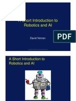 David Vernon Short Intro to Robotics and AI