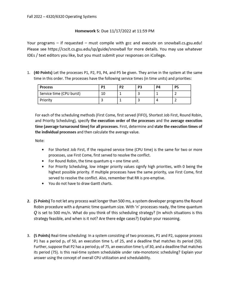 Homework 5 | PDF