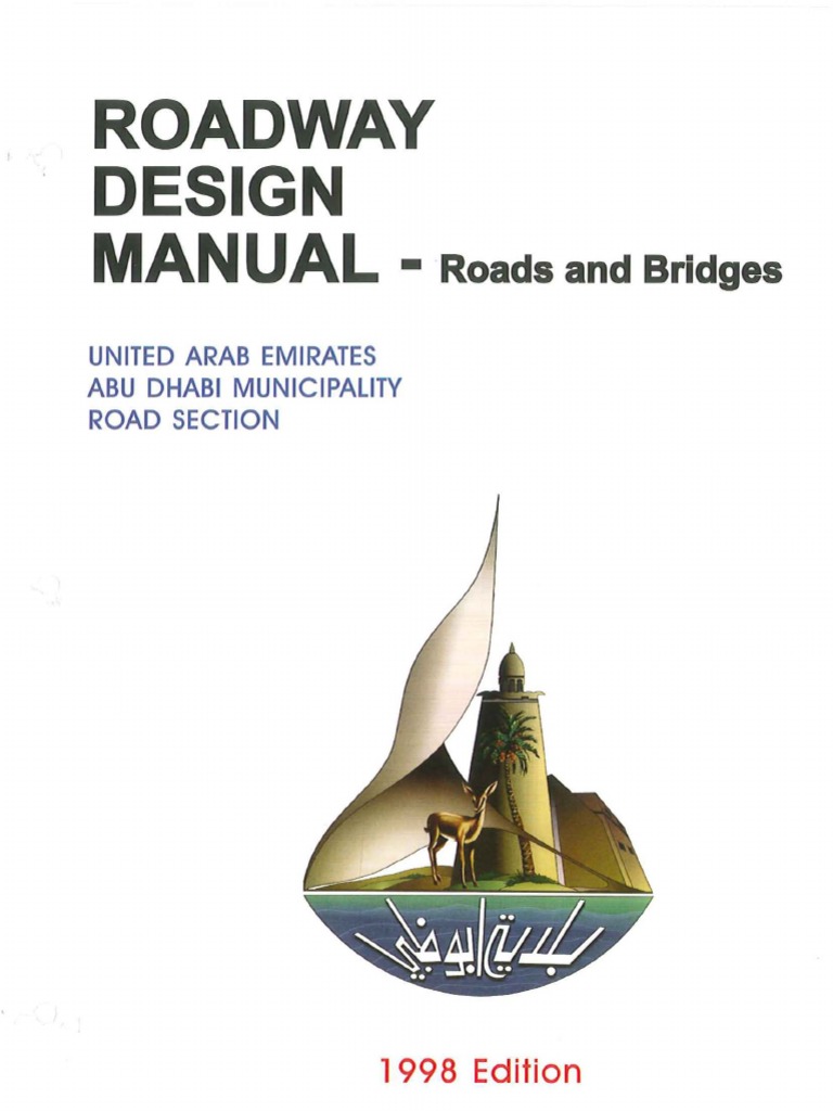 UAE Roadway Design Manual Controlled Access Highway Interchange Road 
