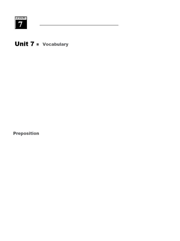UNIT 7 2 Plus | PDF