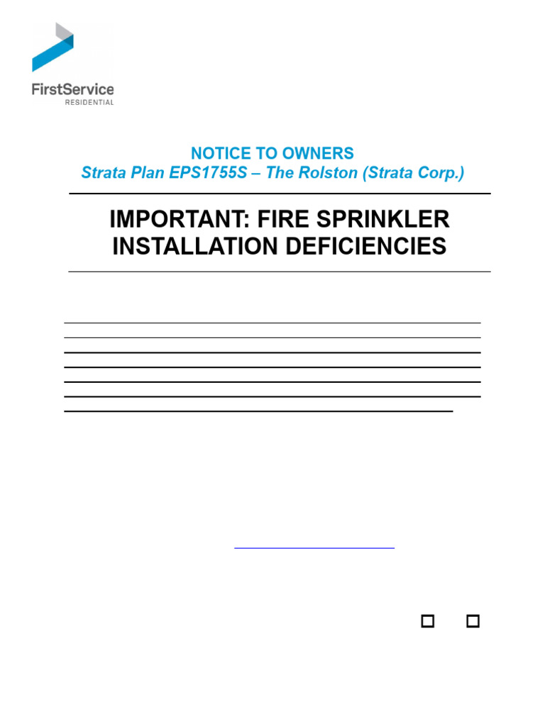 BN-202!01!09 - Final Reminder Fire Sprinkler Installation Deficiencies ...