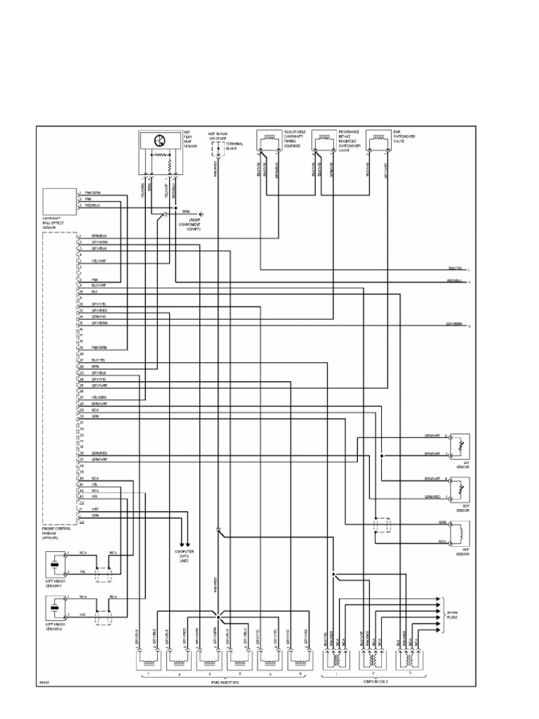 Mercedes r129 Diagram | PDF