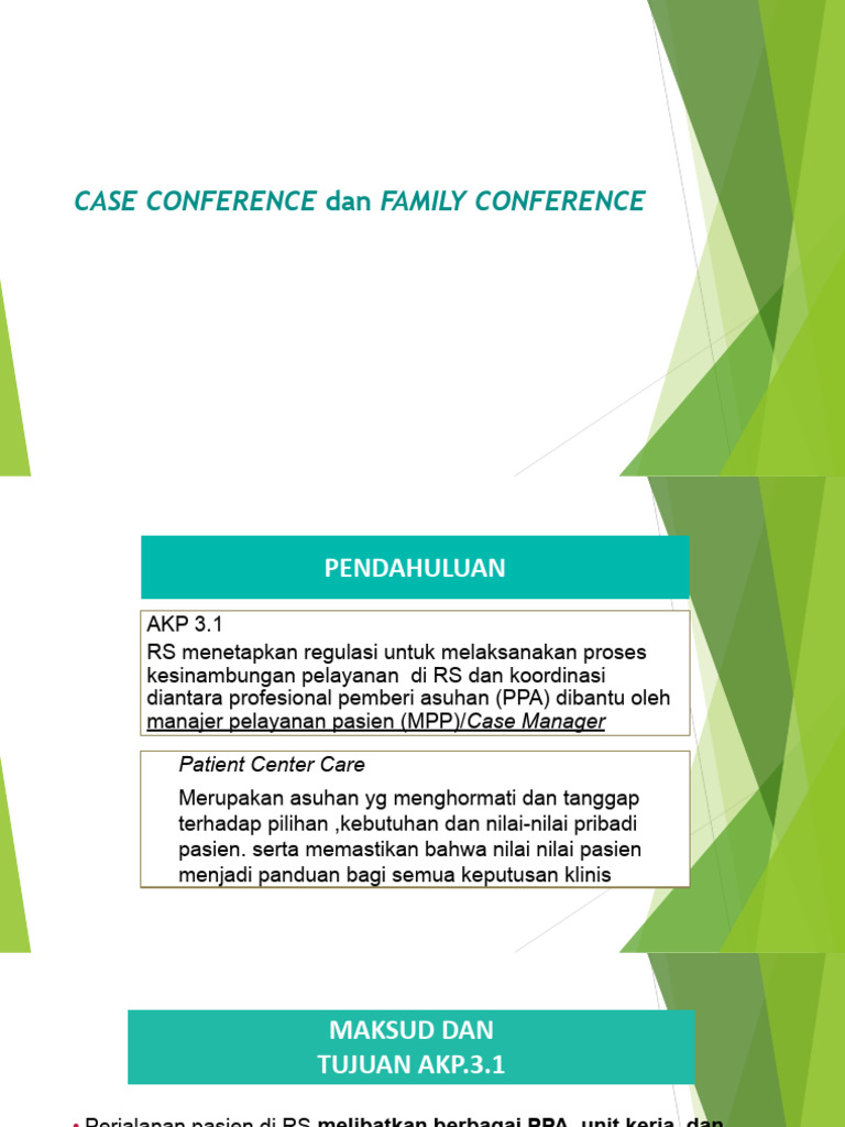 CASE CONFERENCE Dan FAMILY CONFERENCE | PDF
