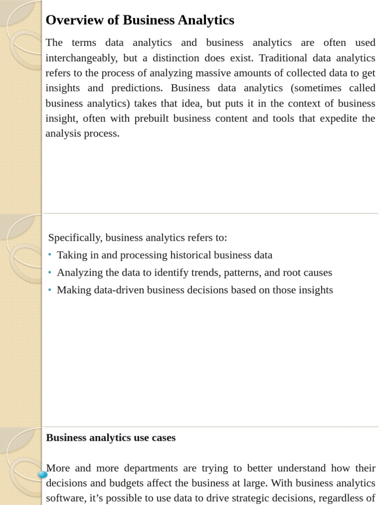 Overview of BA | PDF