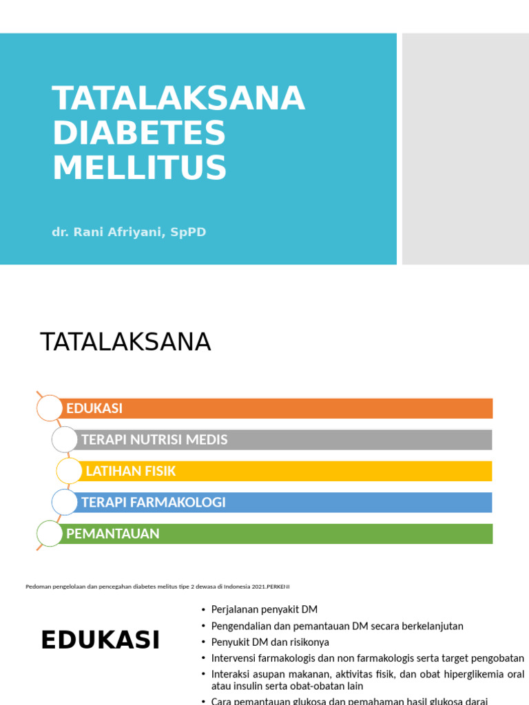 Tatalaksana Diabetes Melitus | PDF
