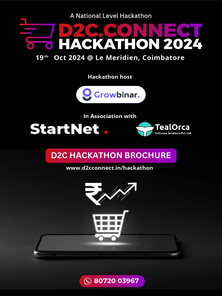 66cda3fdc9f21 Hackathon Brochure | PDF