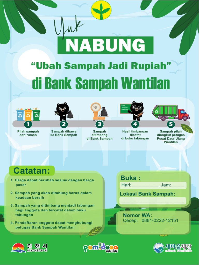 Pamflet BANK SAMPAH WANTILAN 2024 Edit PDF