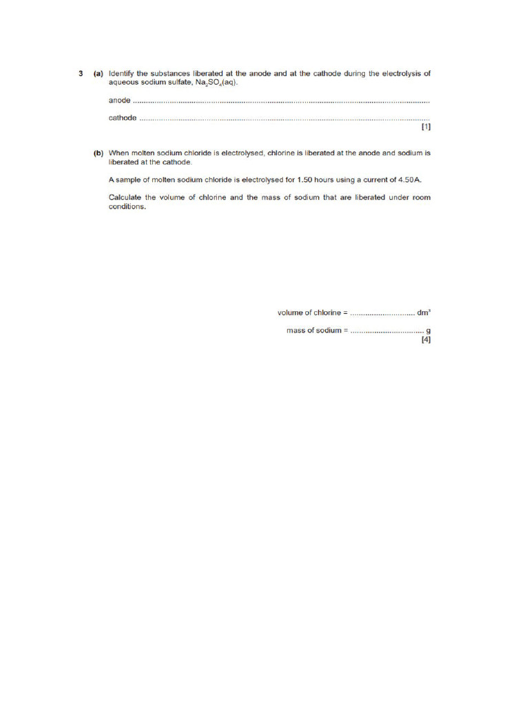 Ruvarashe Electrochem Home Work | PDF