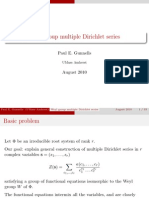 Paul E. Gunnells - Weyl Group Multiple Dirichlet Series