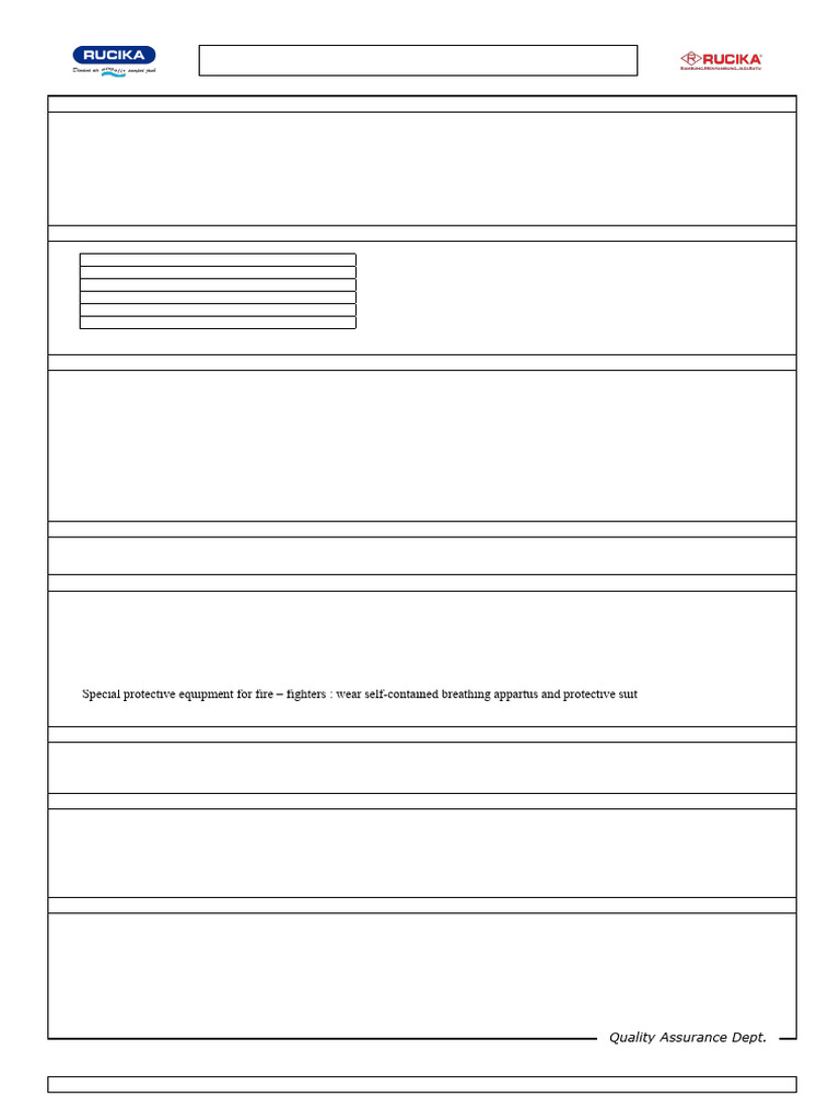MSDS PIPA PVC | PDF