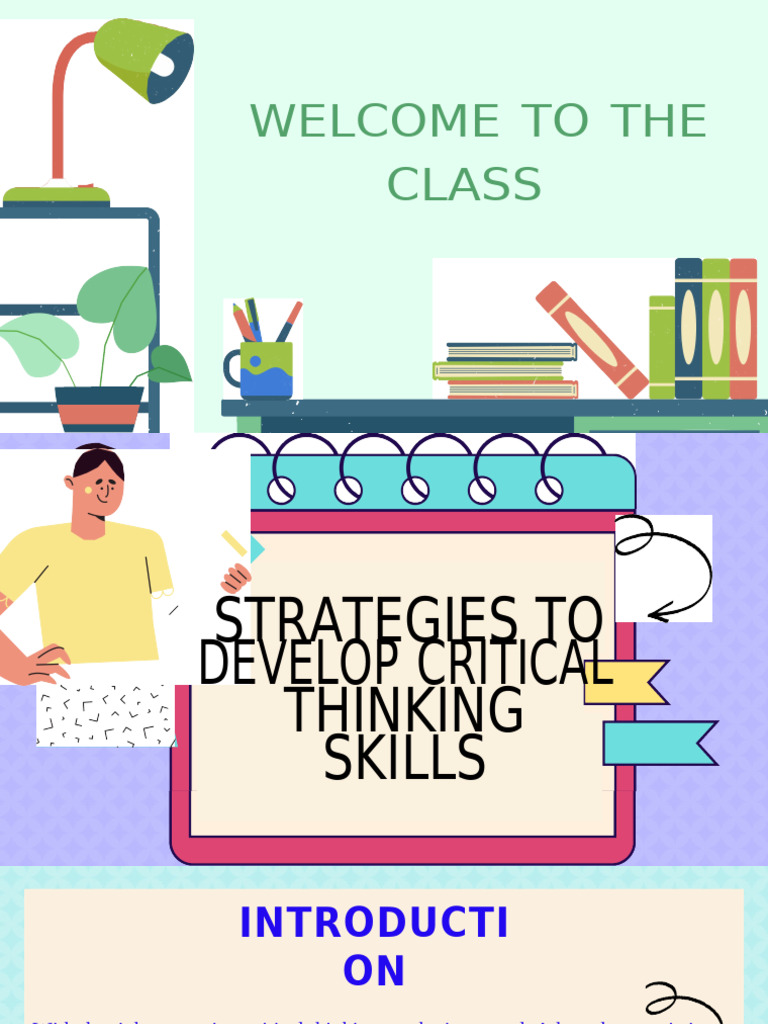 PDF Form of Strategies of Critical Thinking Skills | PDF
