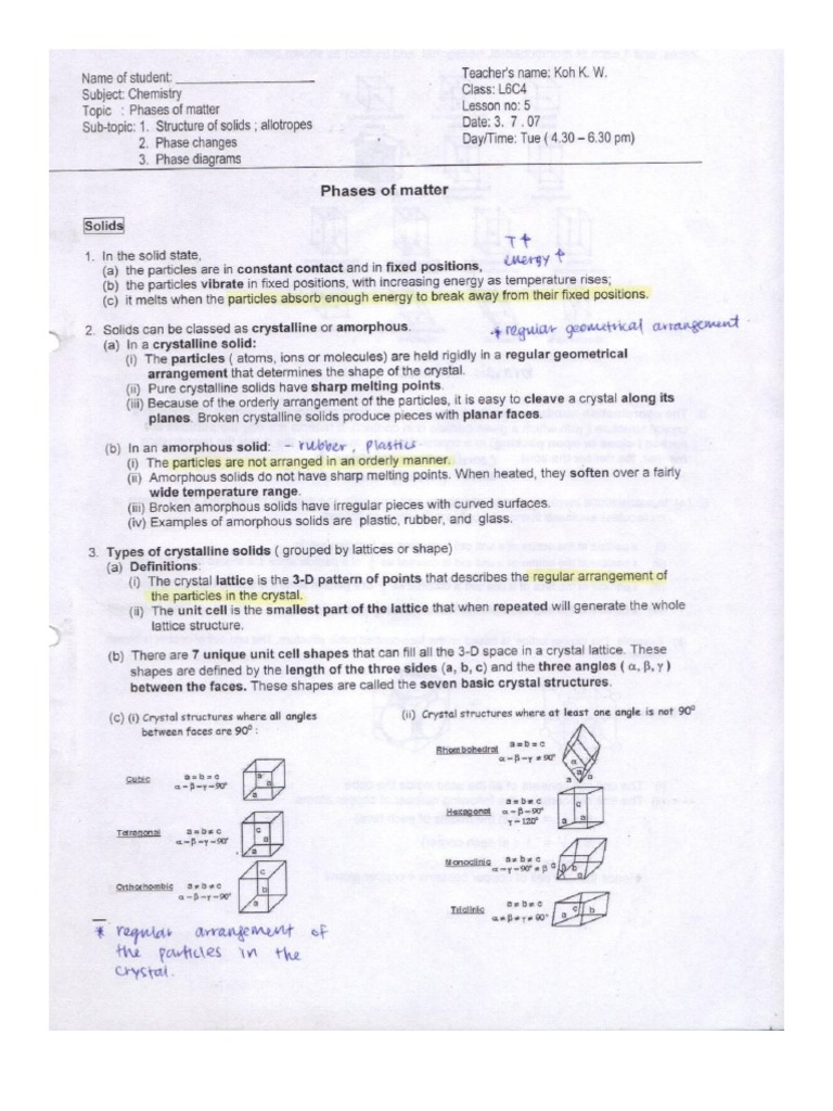 STPM Chemistry Chapter 5 | PDF