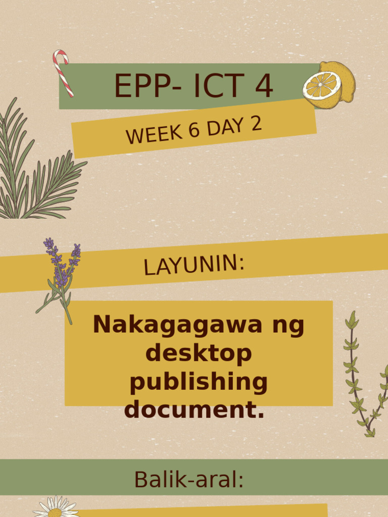 Q1 Epp - Ict 4 Week 6 Day 2 | PDF
