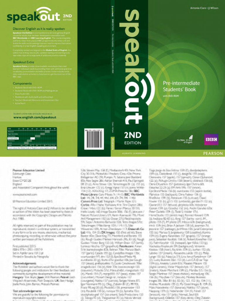 Students Book - Speakout_2ed_Pre_Intermediate | PDF