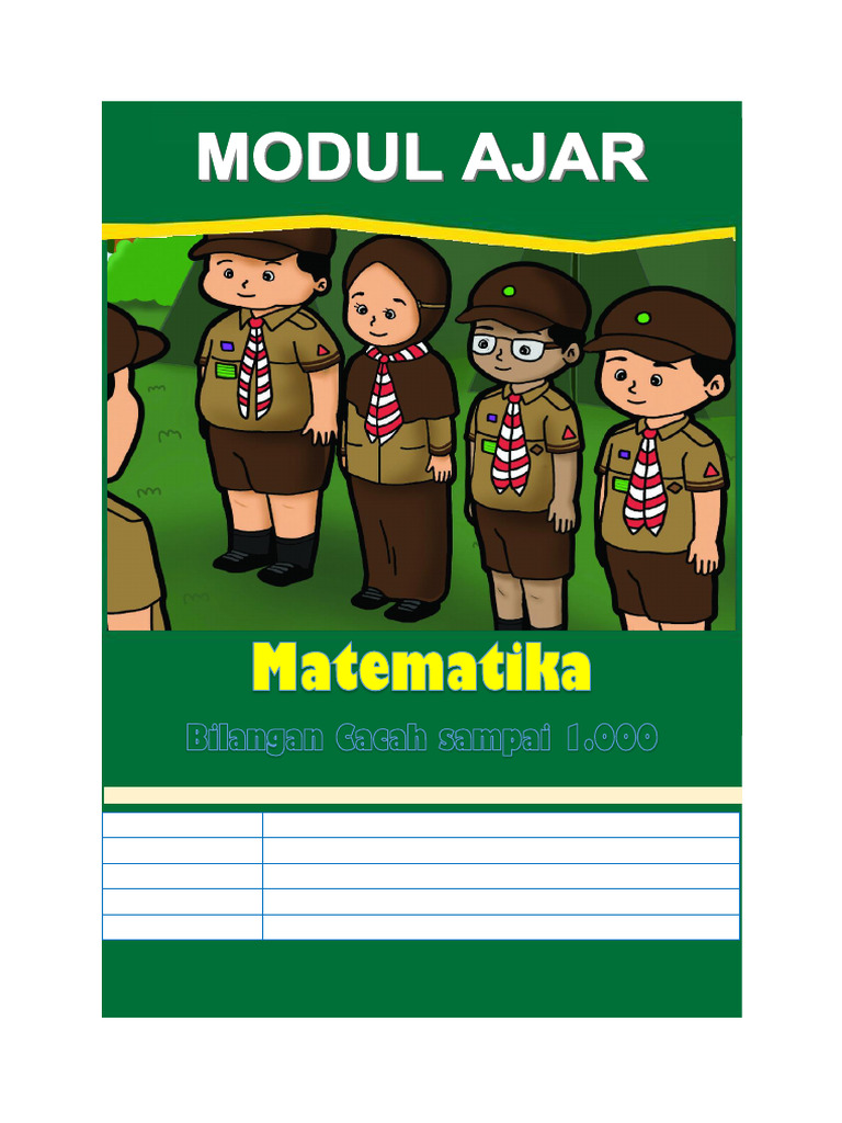 MODUL AJAR Matematika Kelas 3 Semester 1 | PDF