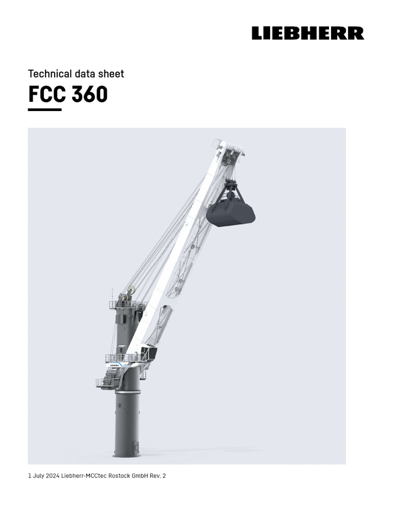 01 Technical Data FCC 360 36t 36m 20240701 | PDF