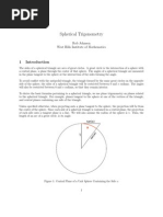 MATH12 Spherical Trigonometry by Johnson