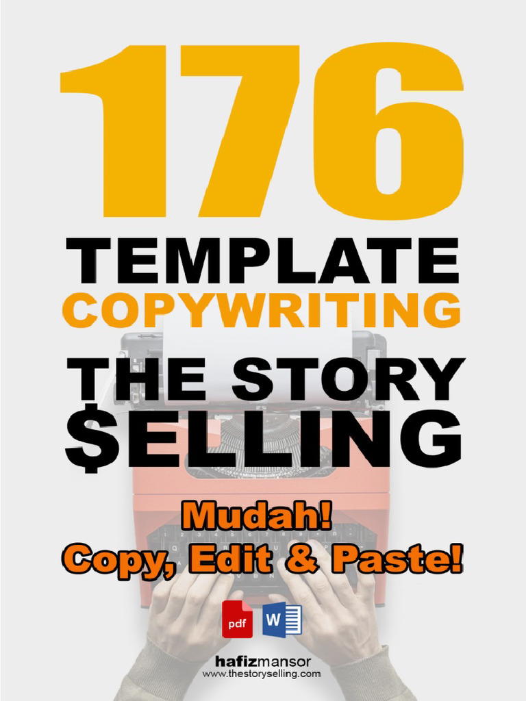 176 Template The Story Selling-Baca Dahulu | PDF