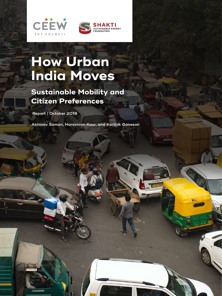 Urban India's Sustainable Mobility Report | PDF | Survey Methodology ...
