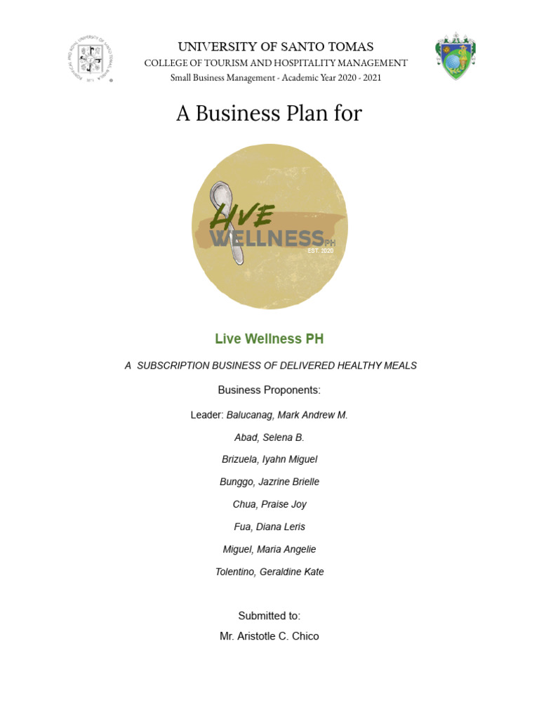 Business Plan PART II - Essential Components of A Small Business Plan | PDF