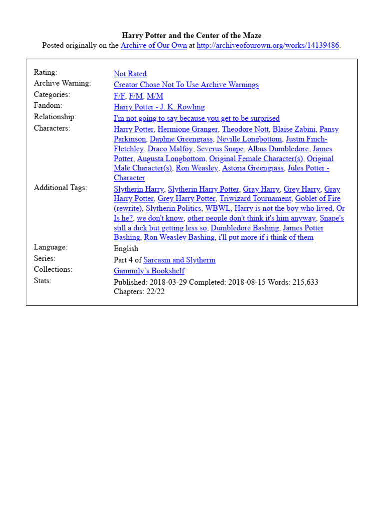 Harry Potter and The PDF