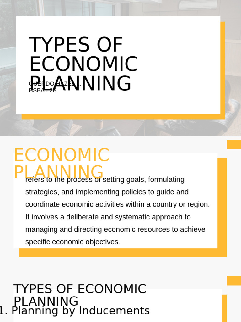 WHAT IS ECONOMIC PLANNING VERY SHORT ANSWER visual data 4