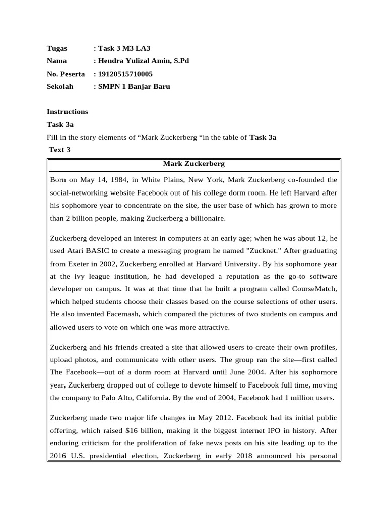 Task 3a LA3-1 | PDF