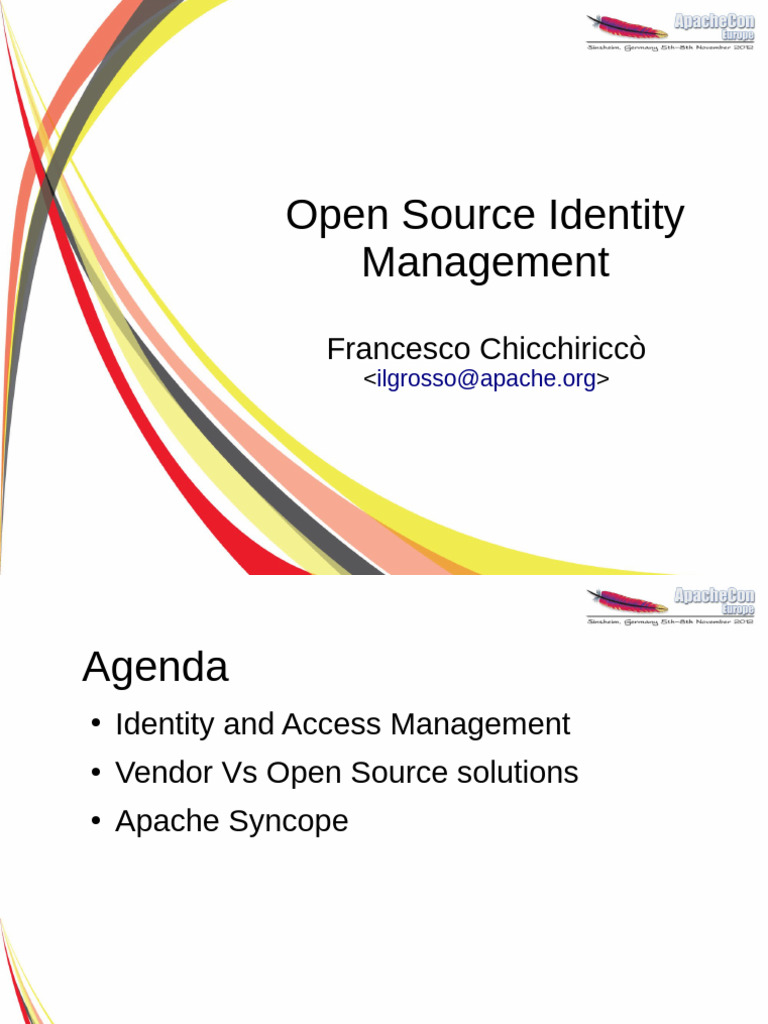 Aceu 2012 Open Source Identity Management | PDF