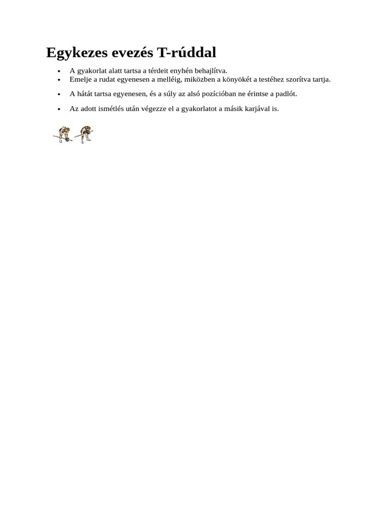 08 Egykezes Evezes T Rudal | PDF