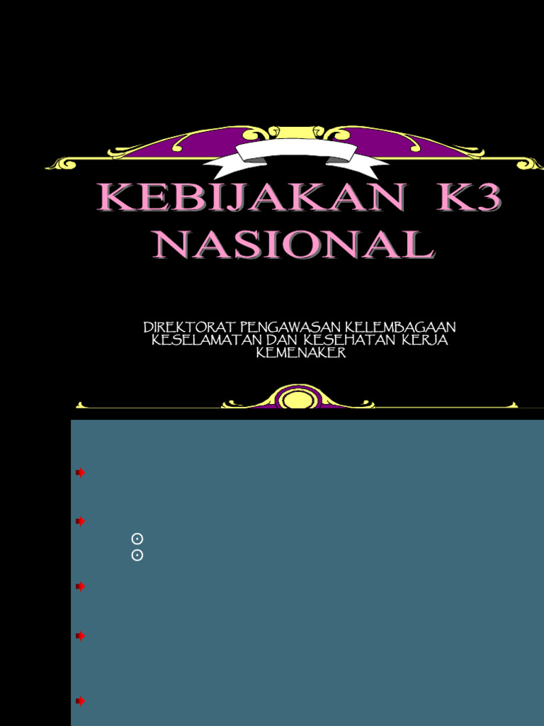 Web Kebijakan K3 2021 | PDF