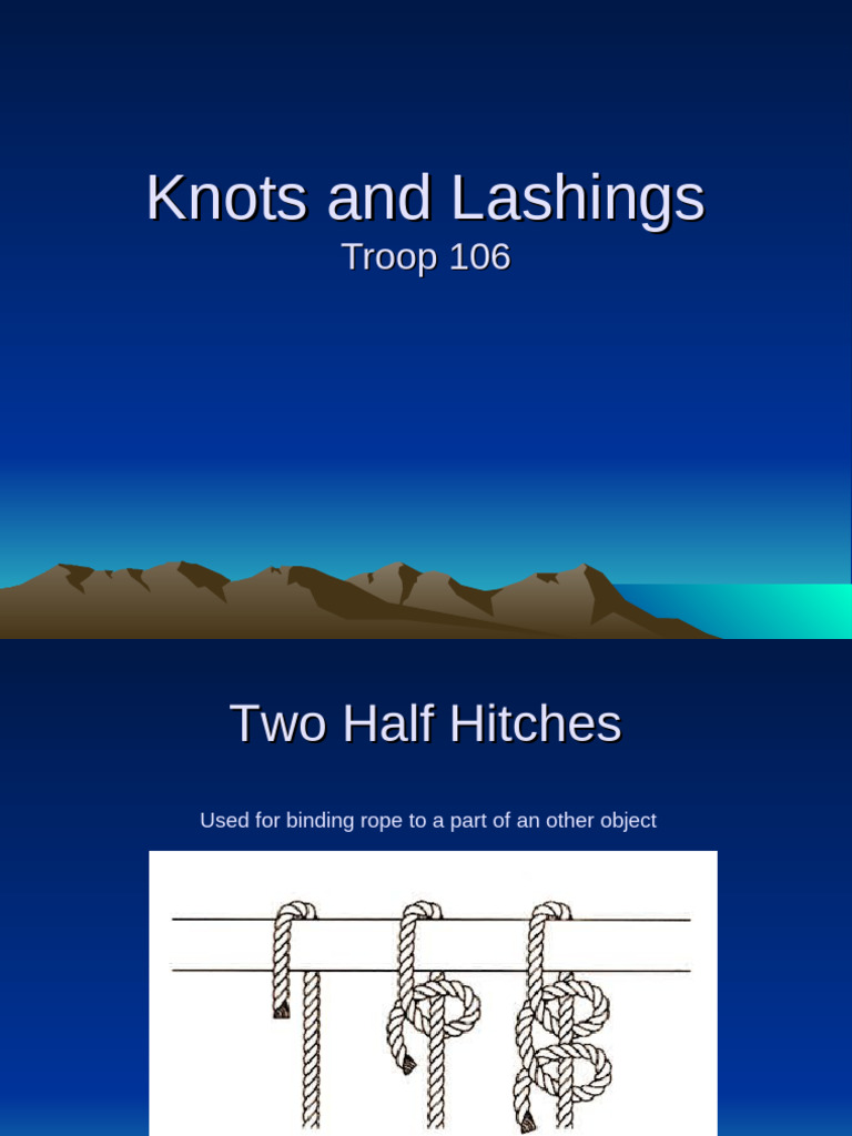 Knots and Lashings | PDF